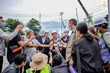 สจล. ลงพื้นที่สำรวจจุดเกิดเหตุโครงสร้างสะพานยกระดับอ่อนนุช-ลาดกระบัง พังถล่ม